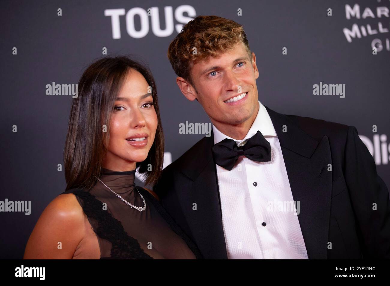 Madrid Spain 28th Oct 2024 Marcos Llorente And Patricia Noarbe Madrid Spain 28th Oct 2024 Marcos Llorente And Patricia Noarbe