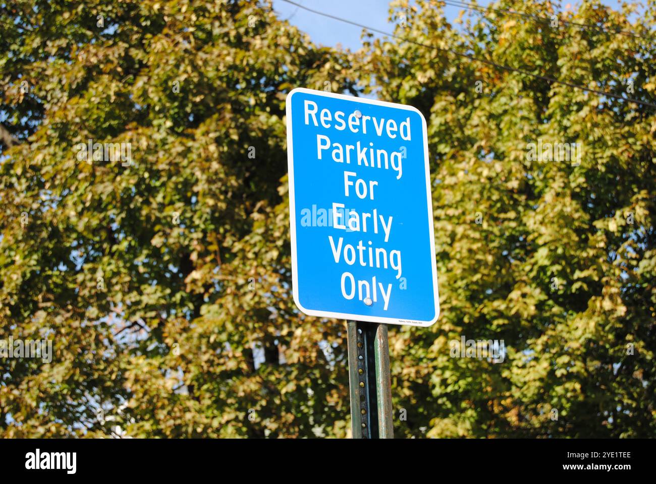 Reserved Parking For Early Voting Only Hi Res Stock Photography Photo Inspiration
