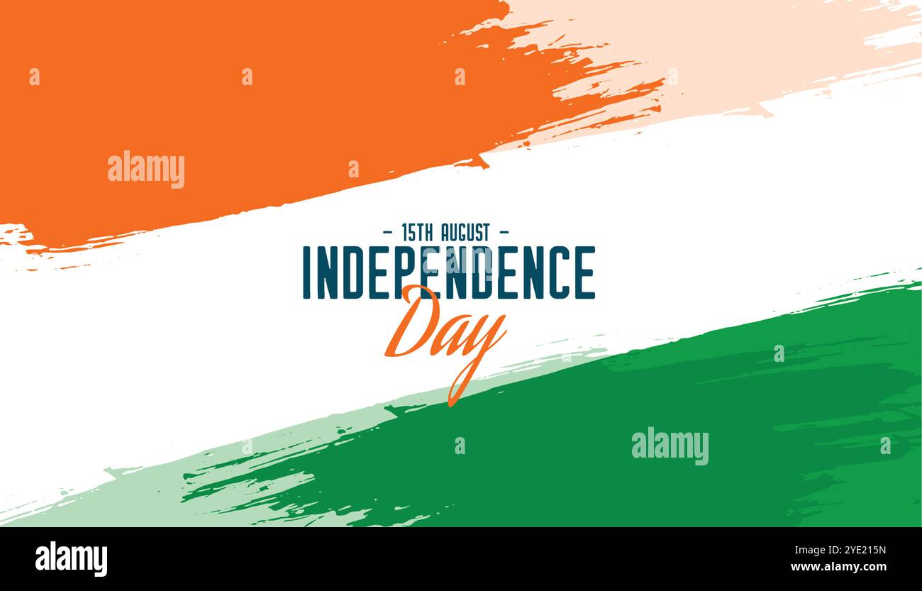 happy independence day of india tricolor abstract background Stock ...
