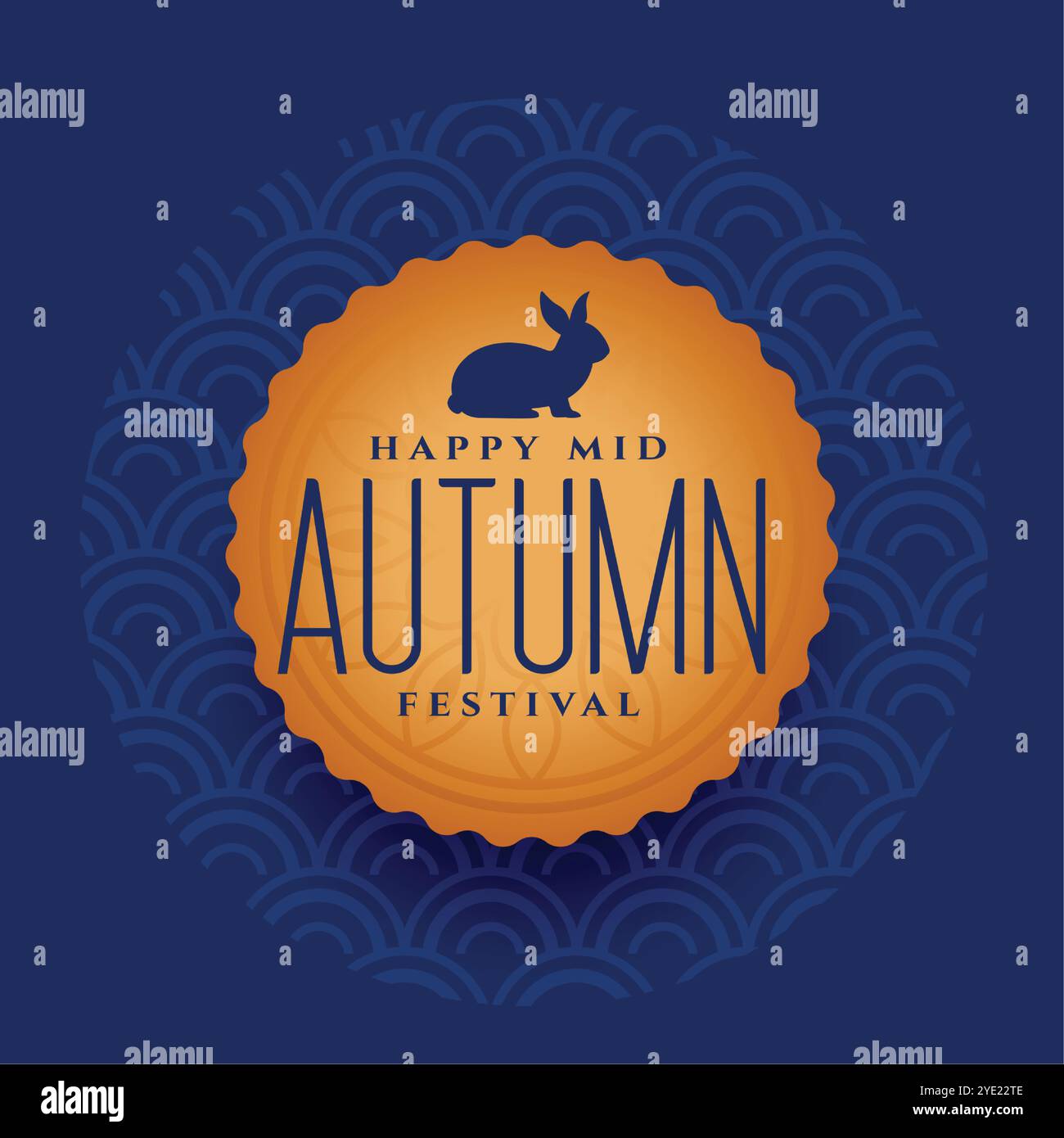 nice mid autumn festival greeting card design Stock Vector Image & Art ...