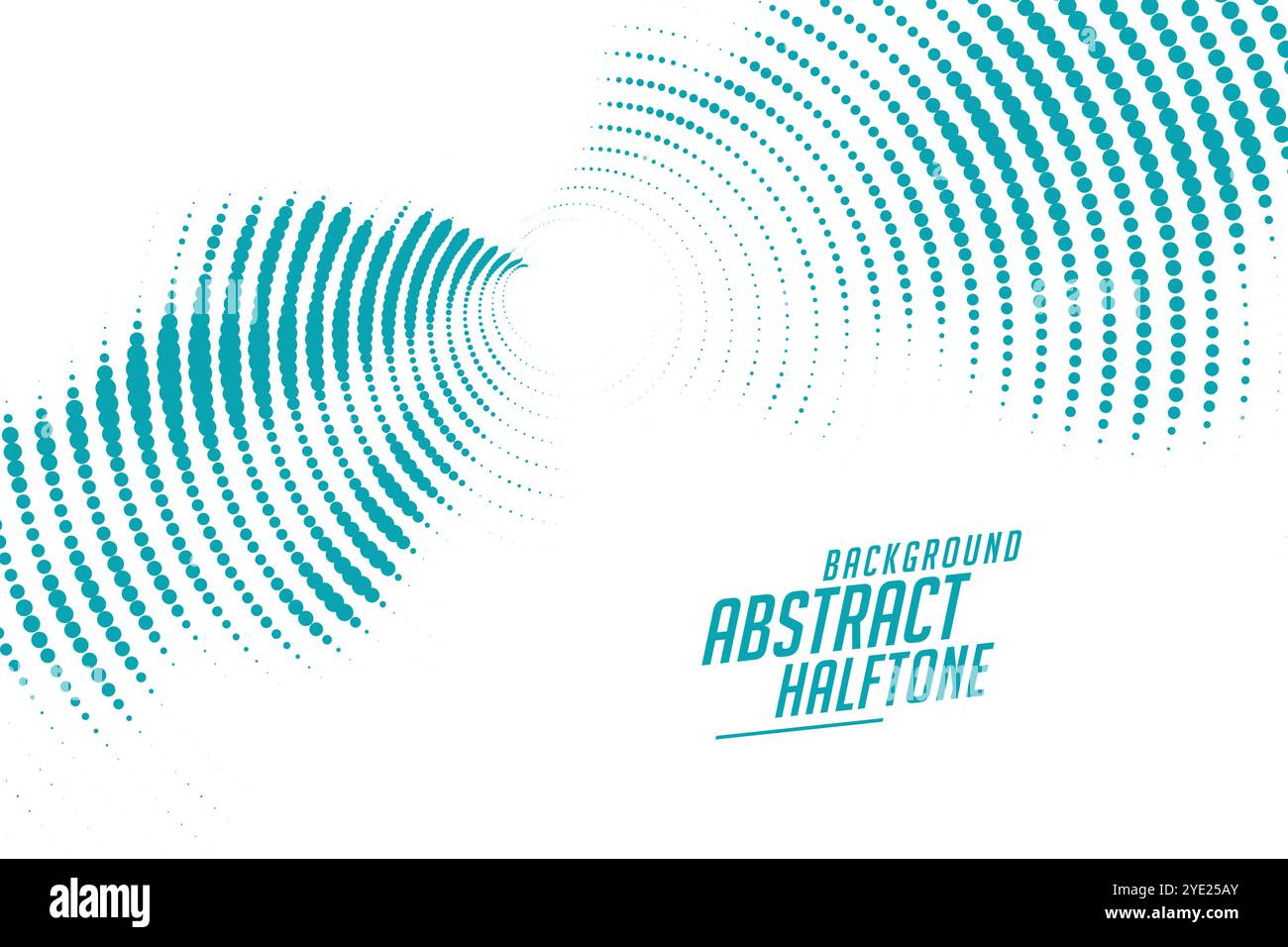 abstract halftone effect in circular style vector Stock Vector Image ...