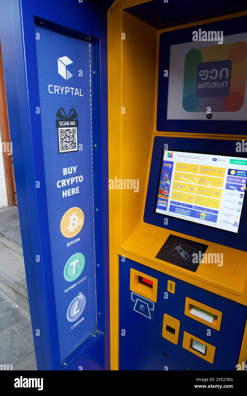 Transfer Bitcoin Through Bitcoin Bitcoin Atm That Takes Credit Card Bitcoin  Georgia Hi-res Stock Photography