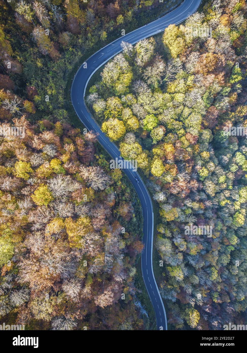 Aerial view top down curves hi-res stock photography and images - Alamy
