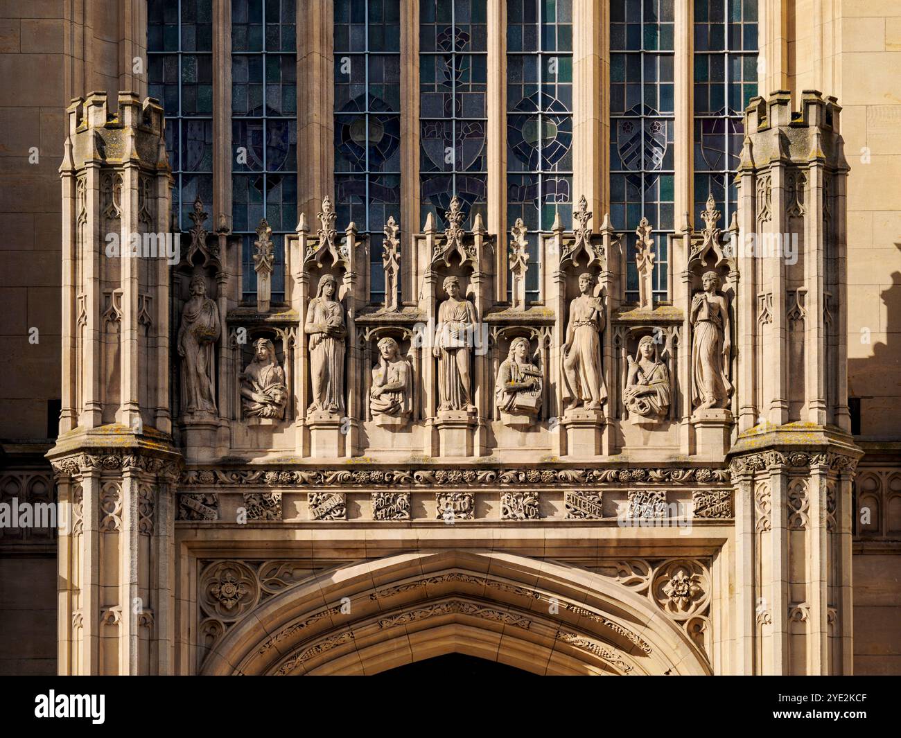 Wills Memorial Building, University of Bristol, detailed view, Bristol, England, United Kingdom Stock Photo