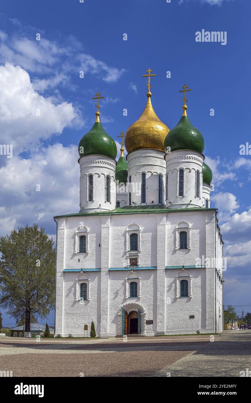 Assumption Cathedral inside the Kremlin of Kolomna, Russia, Europe ...