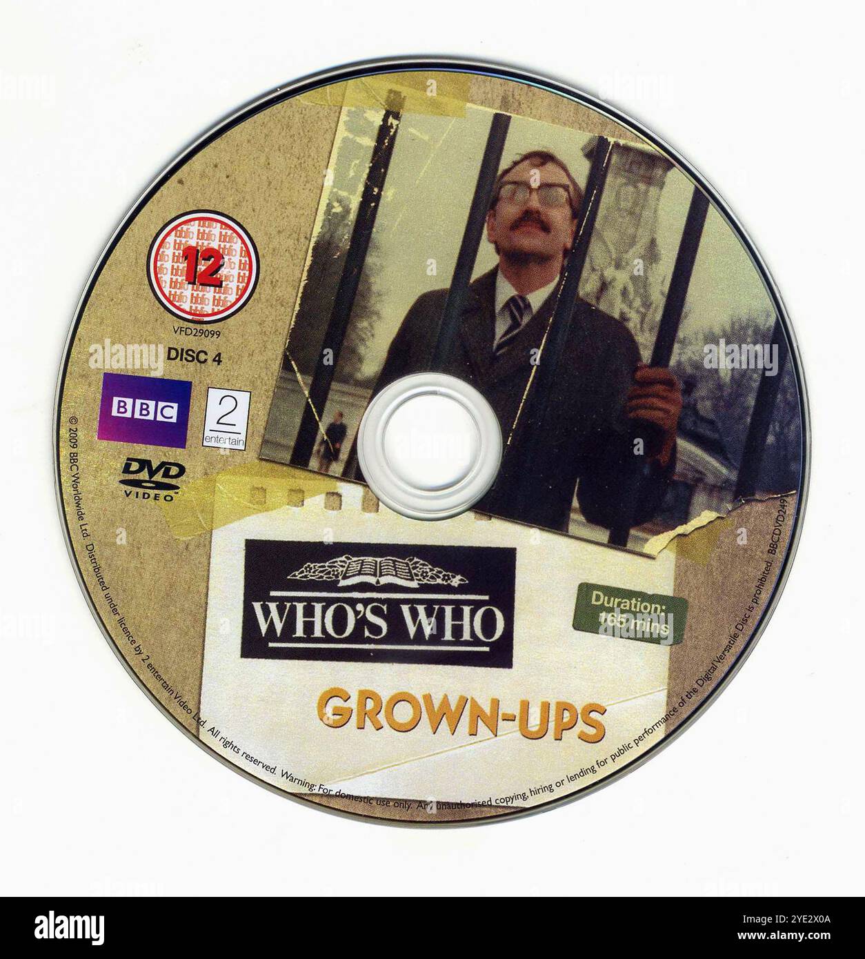DVD. "Who's Who" and "Grown- Ups", films written and directed by Mike Leigh. Stock Photo