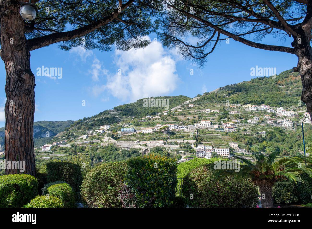 The town of Ravello on the Amalfi Coast, Salerno Campania Italy Europe ...