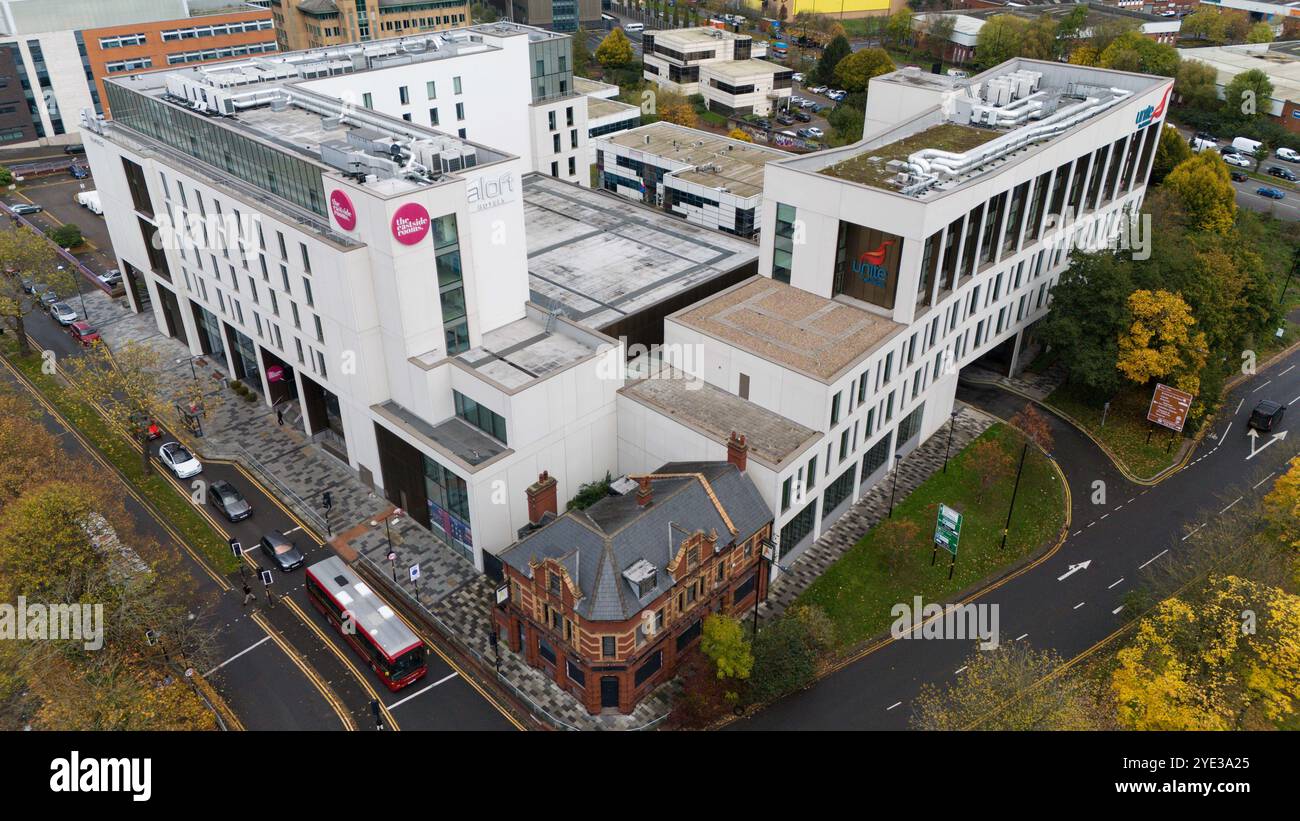 A general view of the Unite trade union's hotel and conference centre, with office for the union, in Birmingham city centre, which cost £112m to build. the Serious Fraud Office (SFO) is to investigate the project, which was initially estimated to cost £7m. Picture date: Tuesday October 29, 2024. Stock Photo
