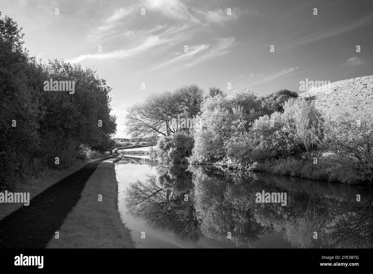 Canal scenery Black and White Stock Photos & Images - Alamy