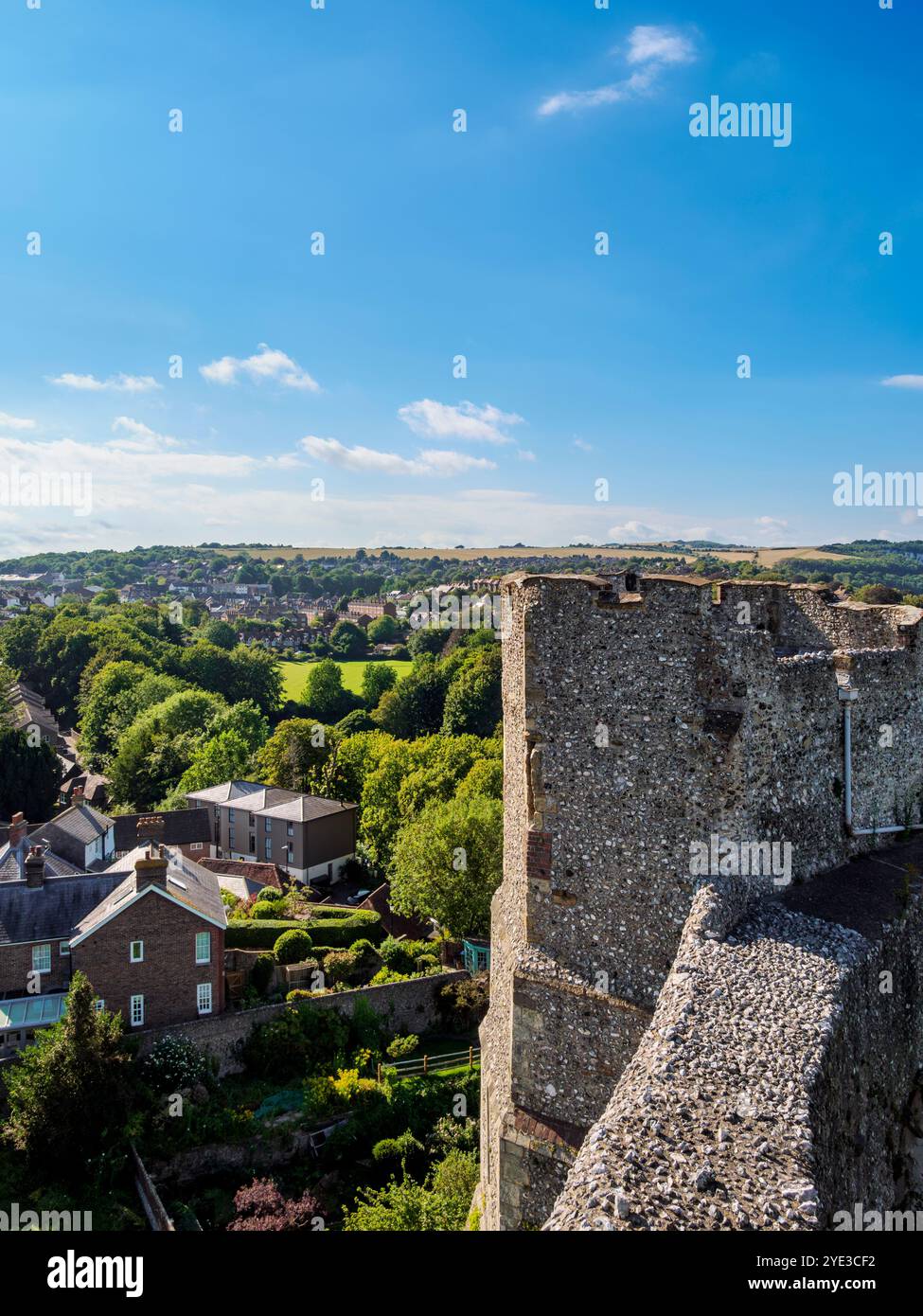 Lewes Castle and Museum, Lewes, East Sussex, England, United Kingdom Stock Photo