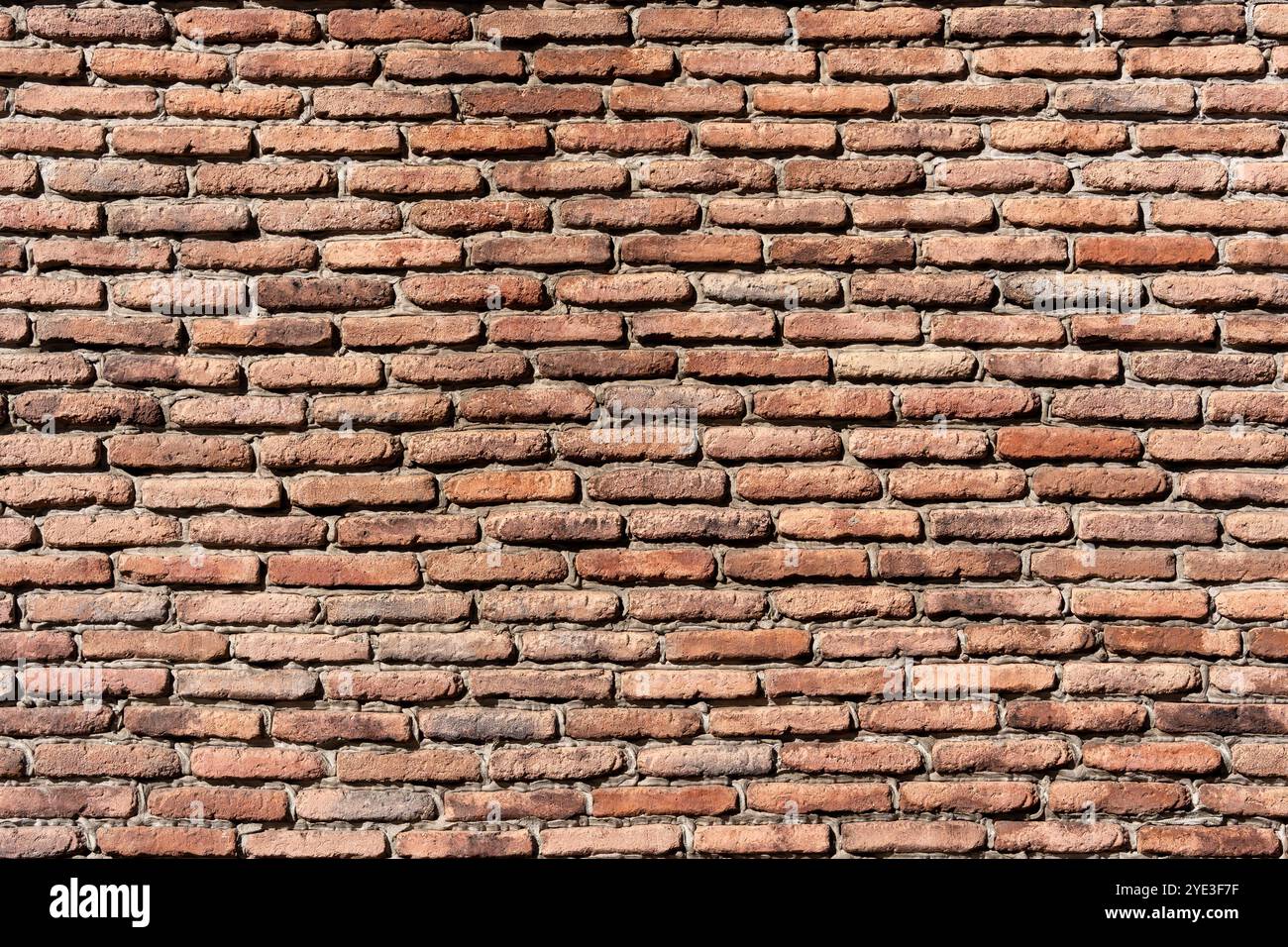 Light brown brick wall background Stock Photo