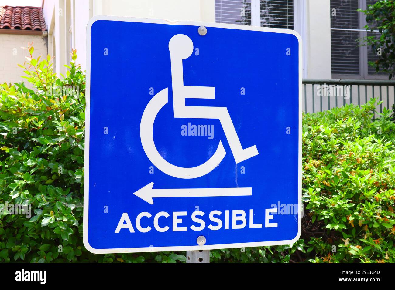 Wheelchair Accessible Sign Disability Access Symbols Stock Photo Alamy