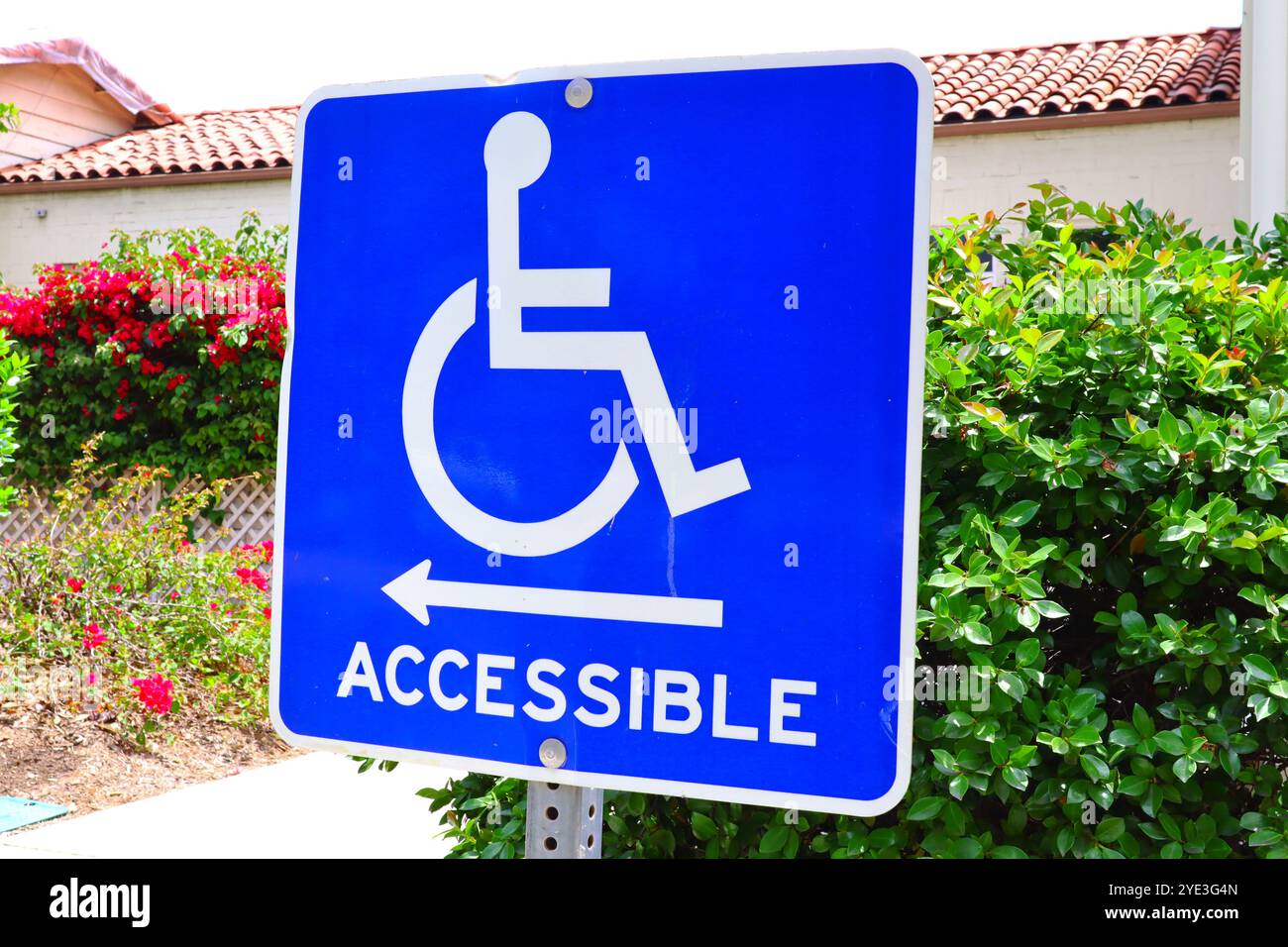 Wheelchair Accessible Sign Disability Access Symbols Stock Photo Alamy