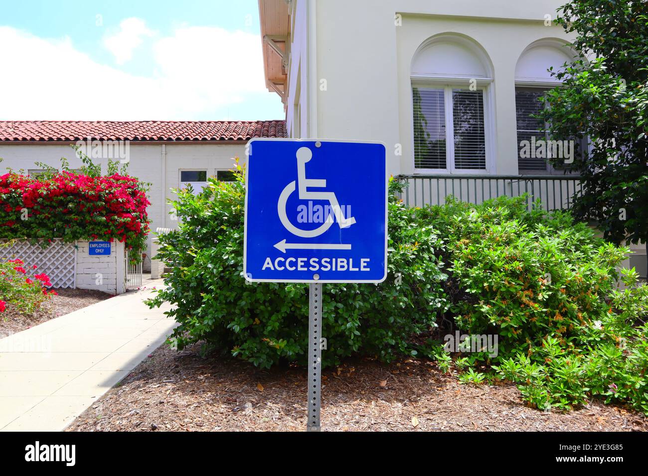 Wheelchair Accessible Sign Disability Access Symbols Stock Photo Alamy