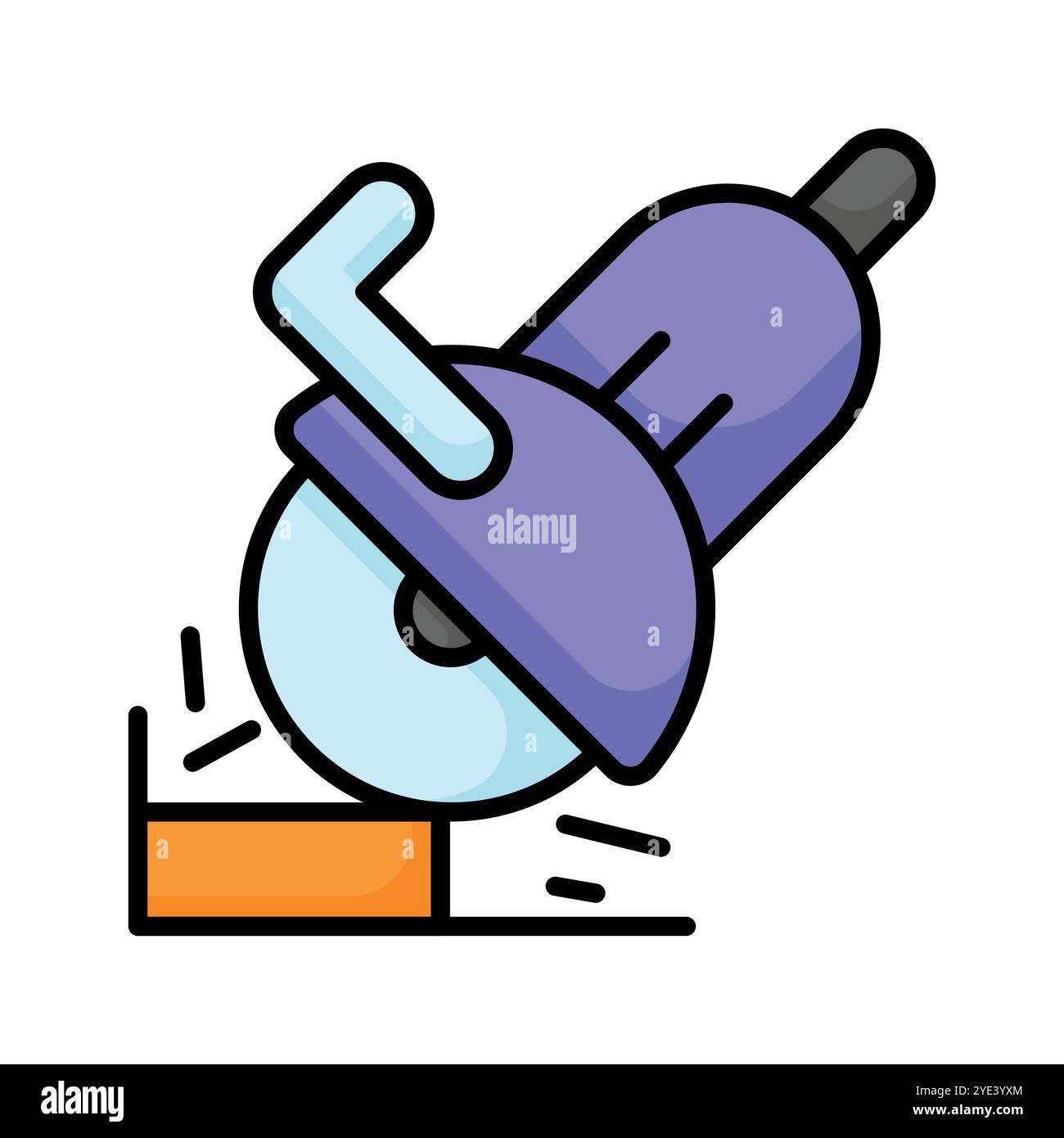 Angle grinder vector vectors Stock Vector Images - Alamy