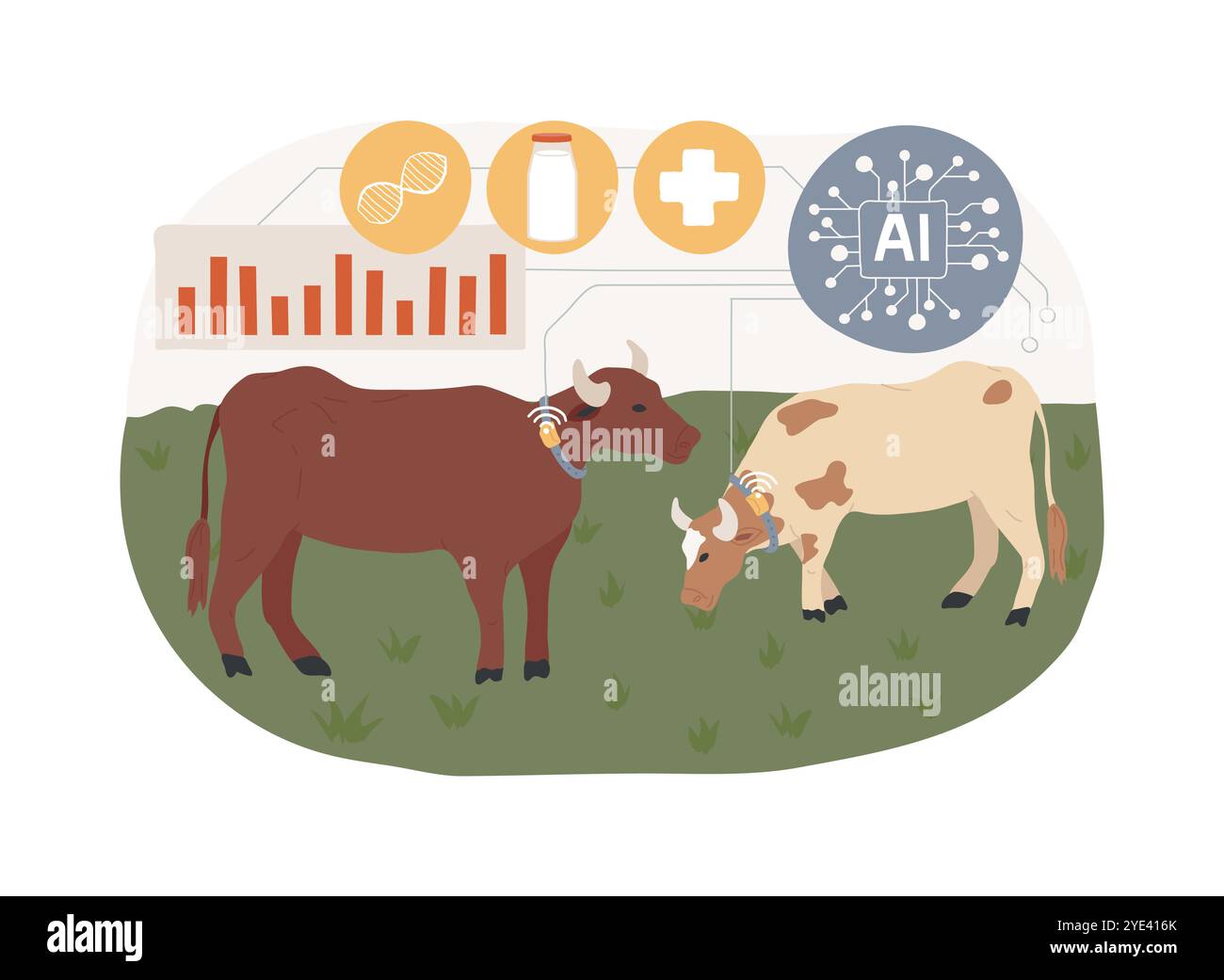 Livestock health management Stock Vector Images - Alamy