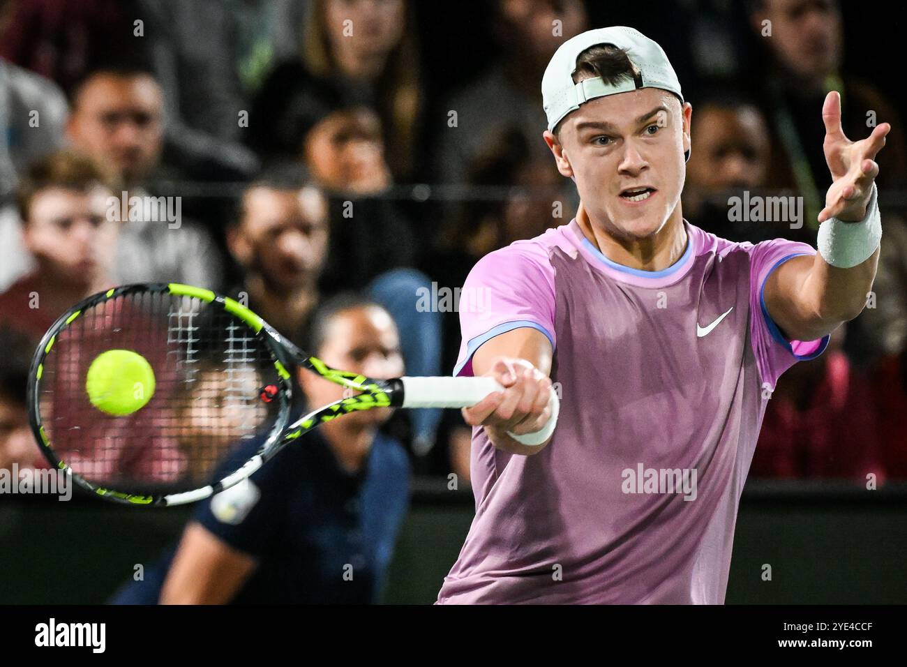 Holger RUNE of Denmark during the second day of the Rolex Paris Masters