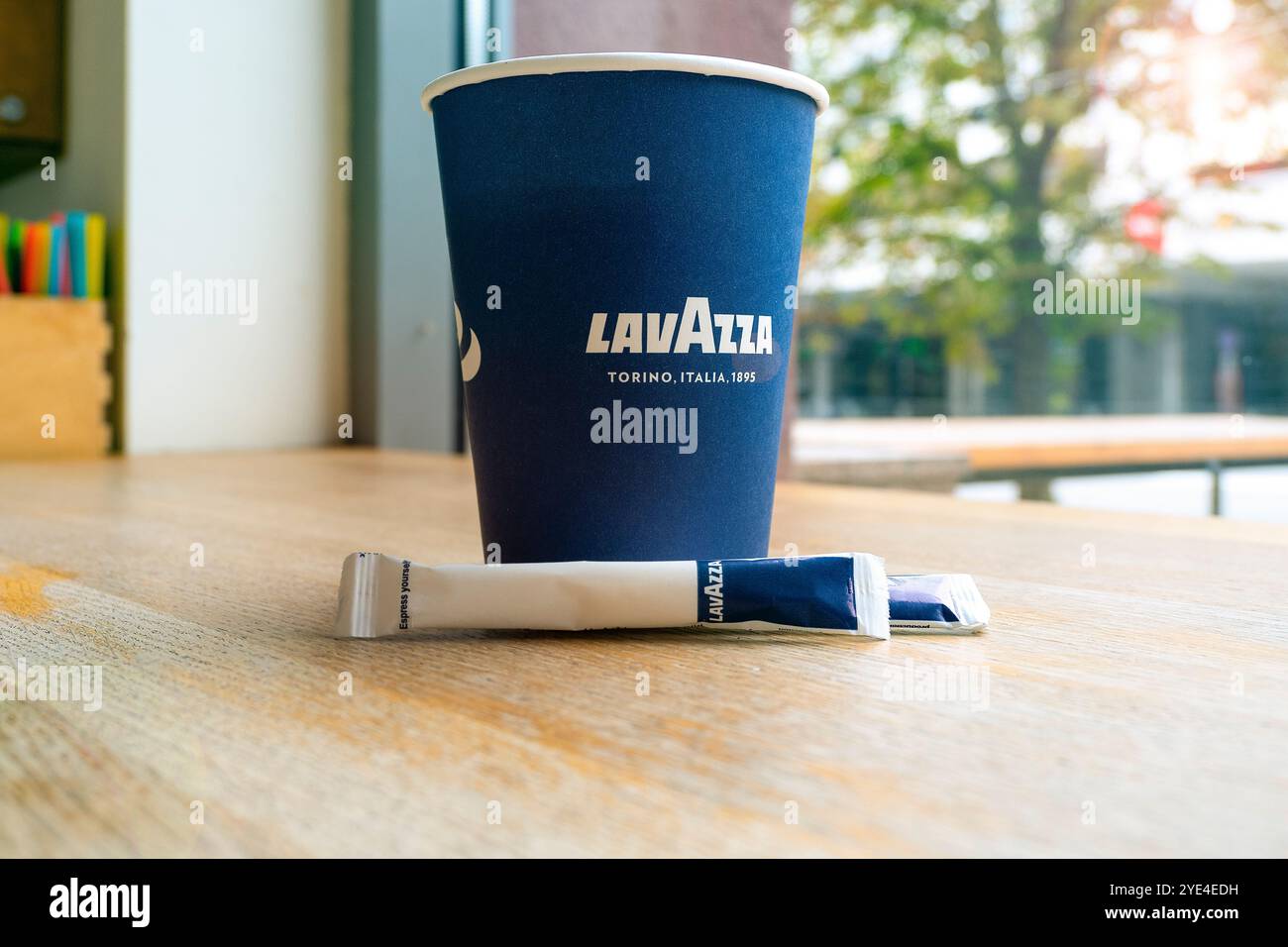 Lavazza coffee shop hi-res stock photography and images