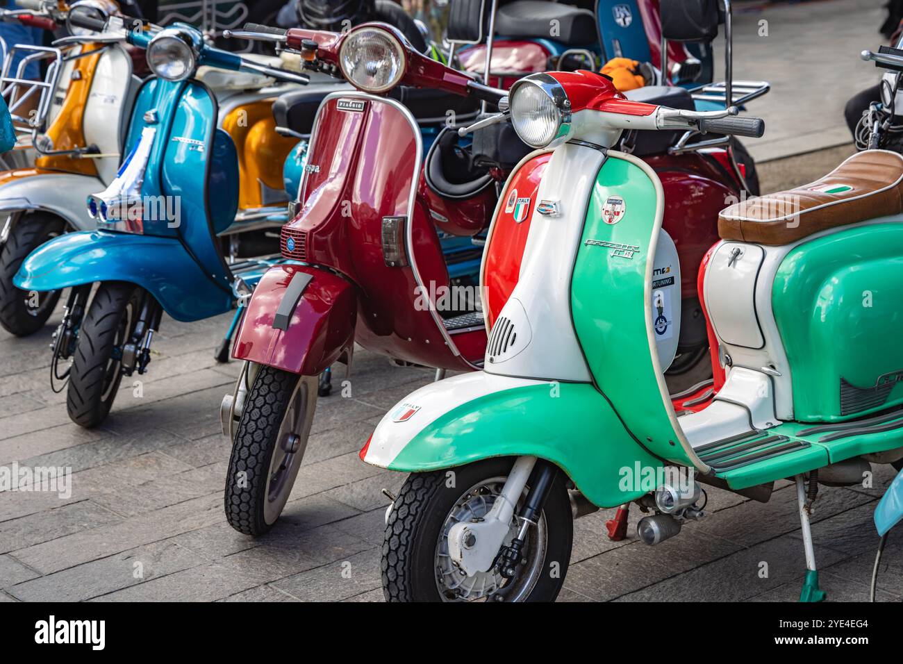 1970s vespa hi-res stock photography and images - Alamy