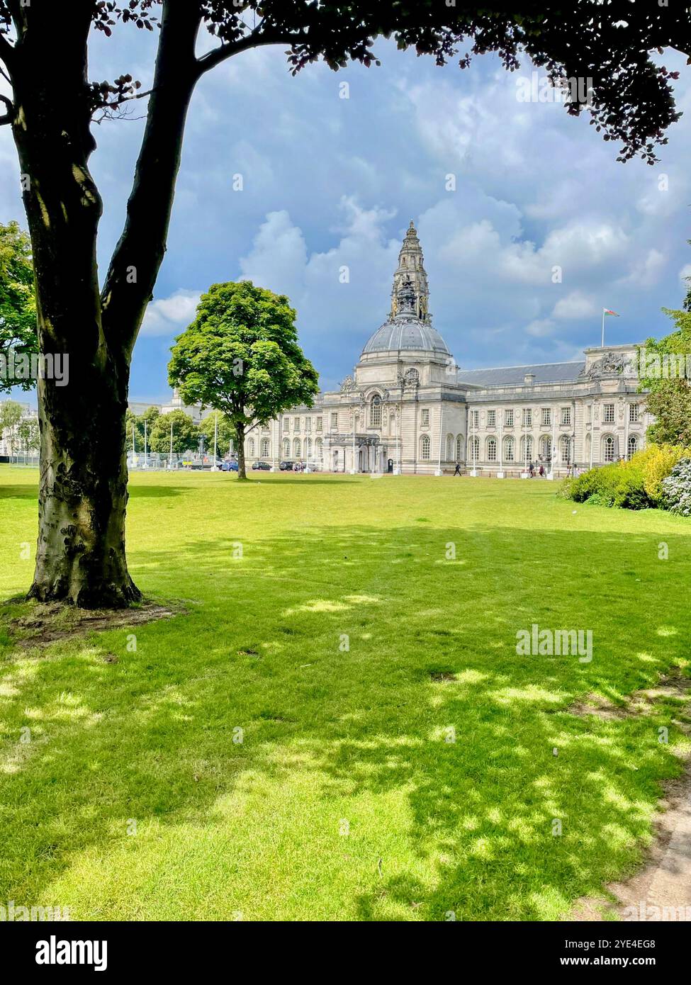 Cardiff City Hall - Smartphone Captured Stock Image