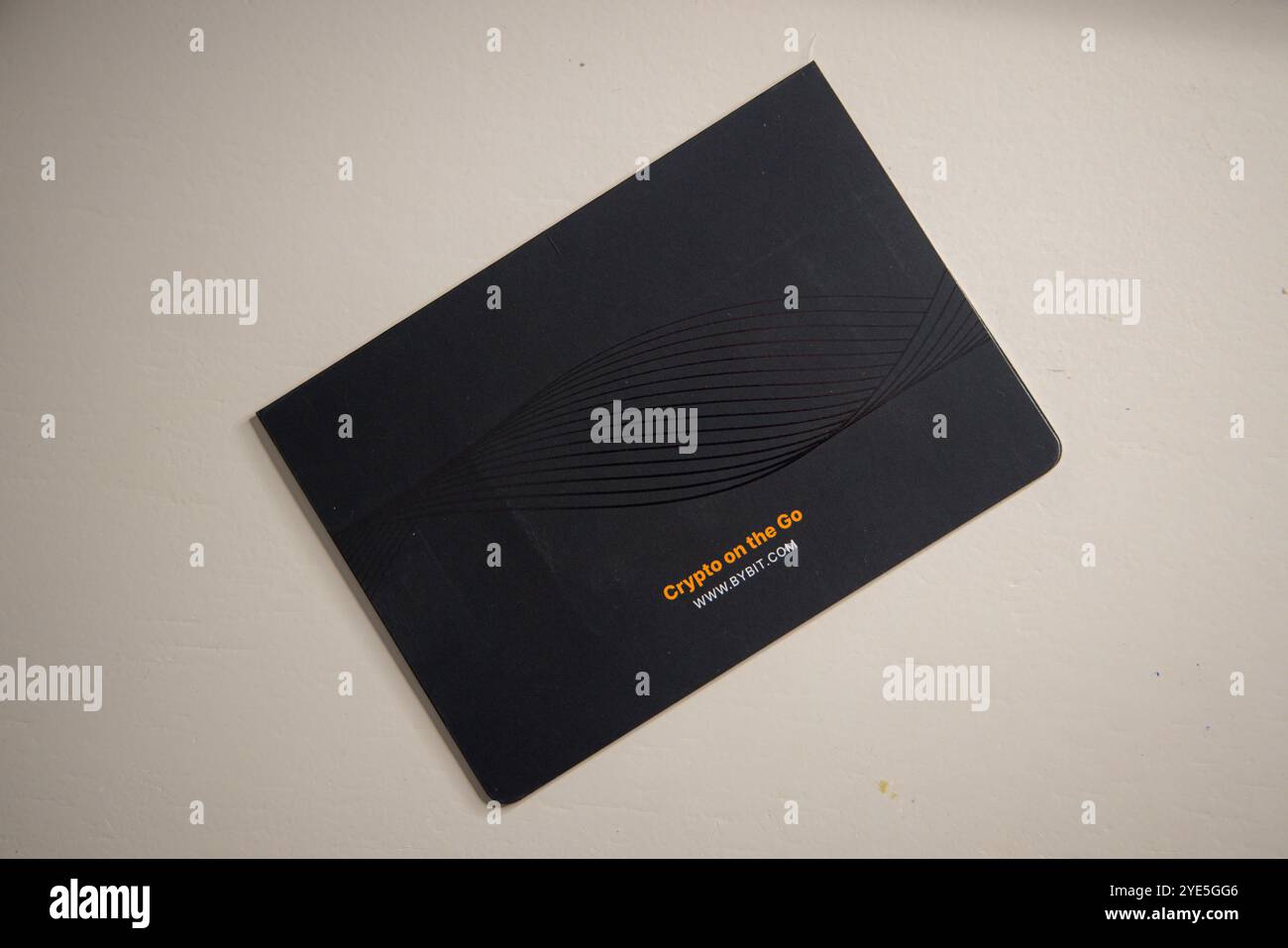 Welcome package with Bybit card; a Mastercard debit card with cashback from  the cryptocurrency exchange Bybit Stock Photo - Alamy