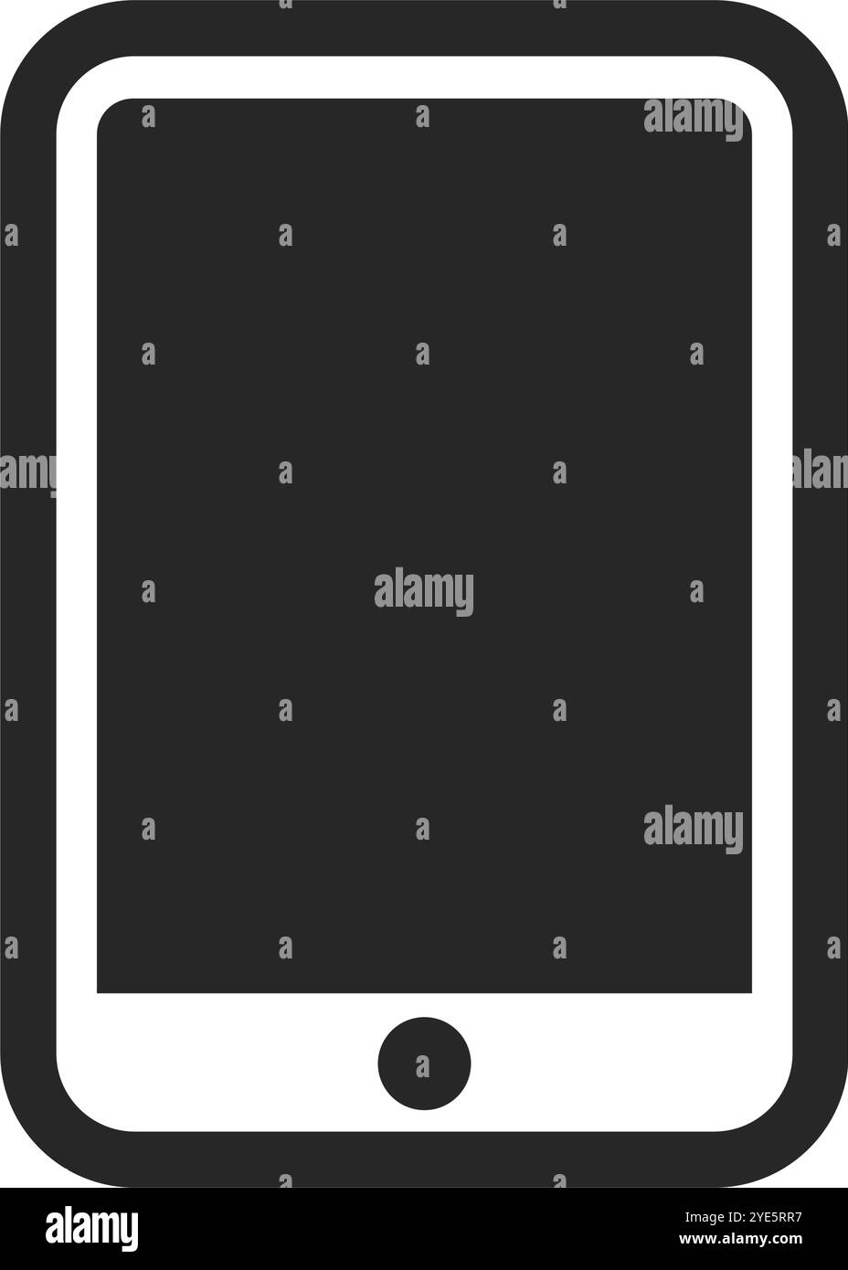Simple smartphone device icon. Editable vector Stock Vector Image & Art ...