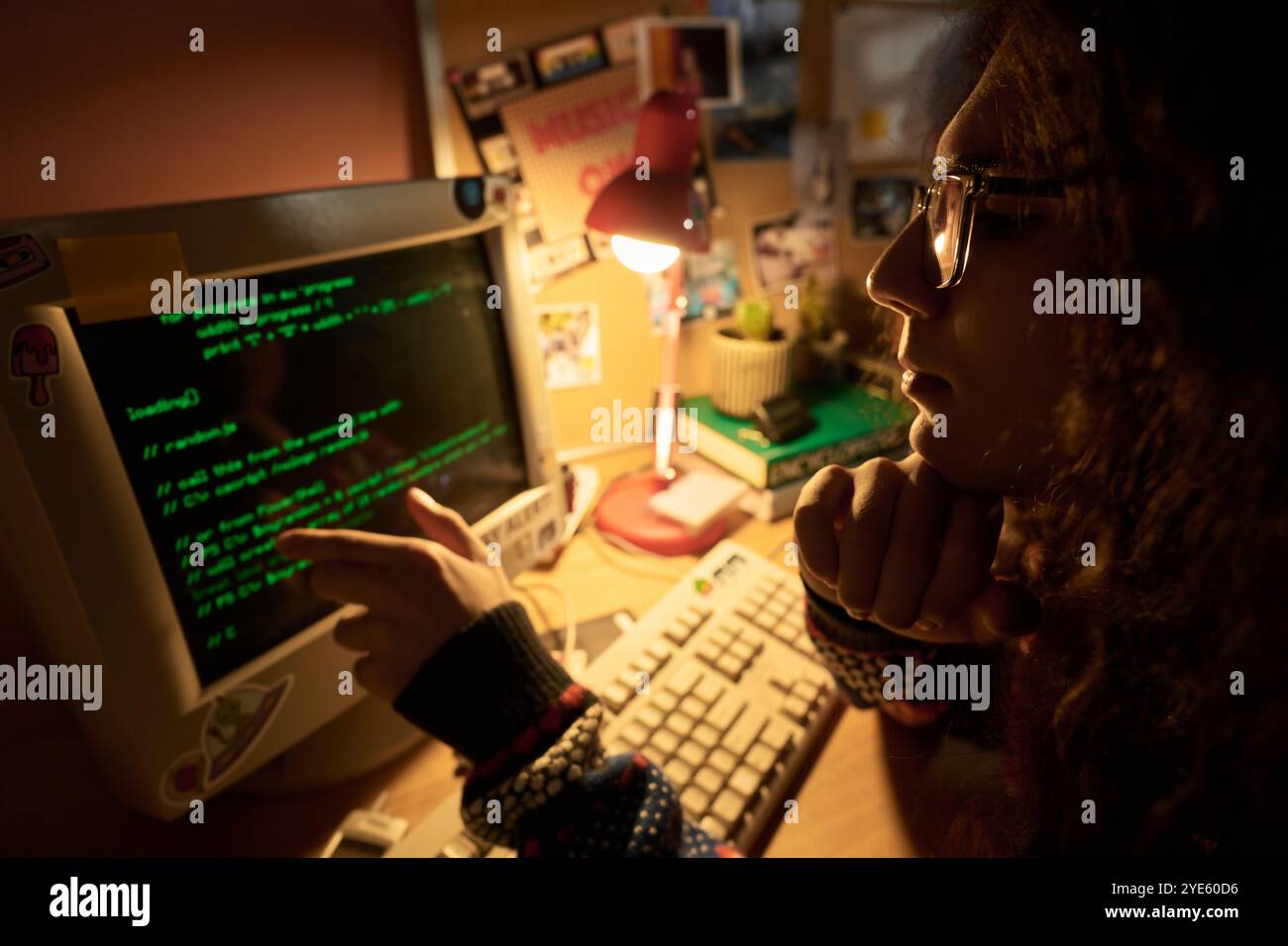 Computer coding programming in 80s hi-res stock photography and images ...