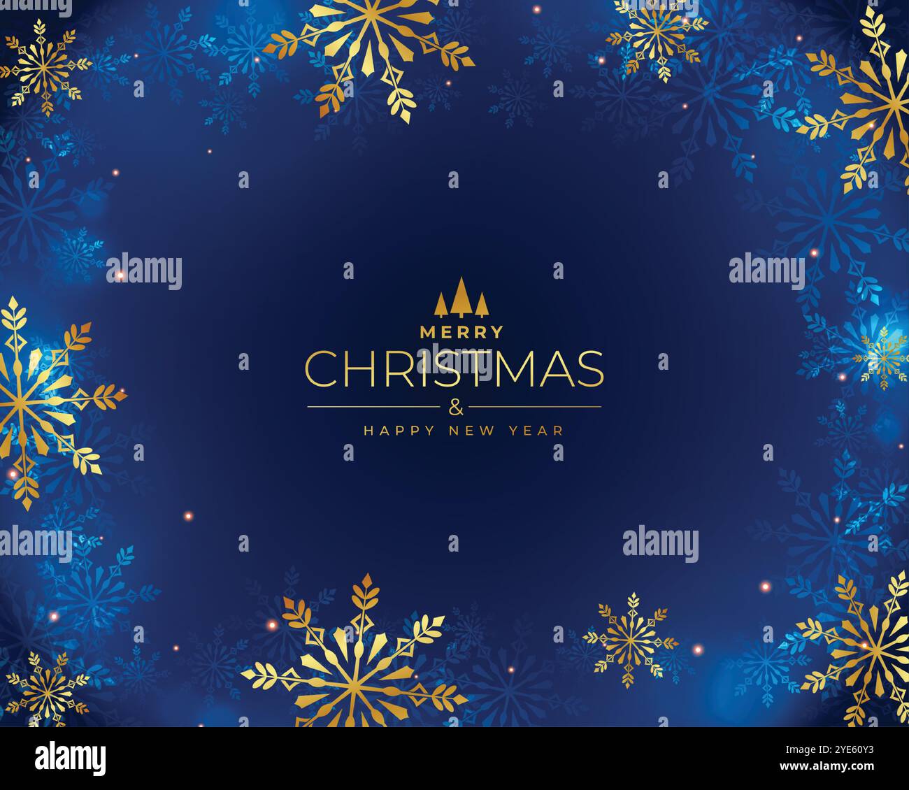 merry christmas snowflakes background design Stock Vector Image & Art ...