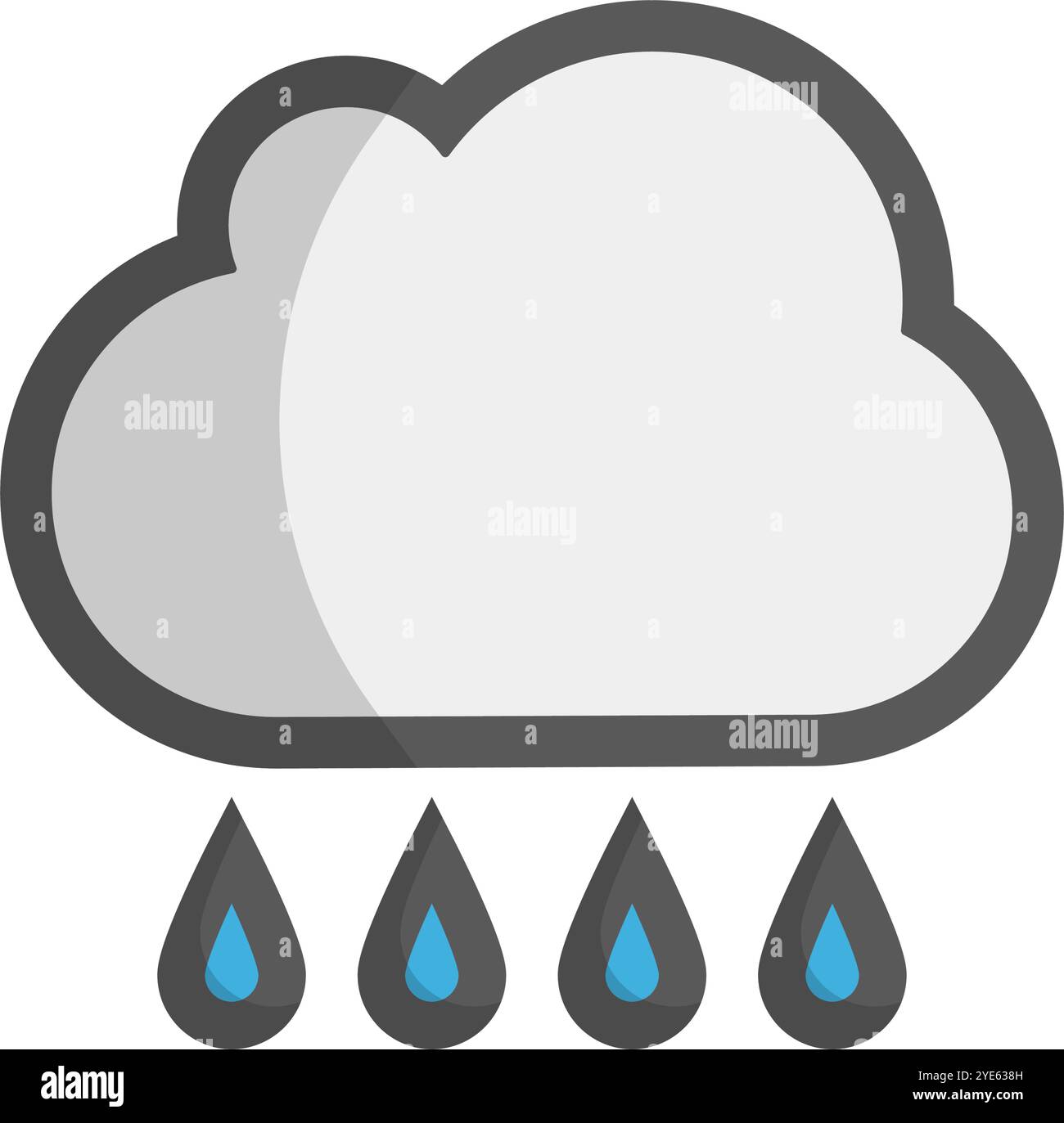 Heavy rainfall logo hi-res stock photography and images - Alamy