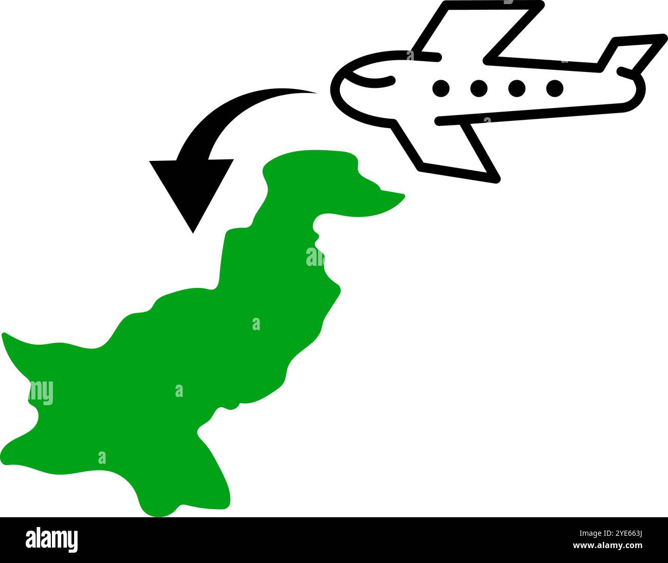 Pakistan editable map hi res stock photography and images alamy