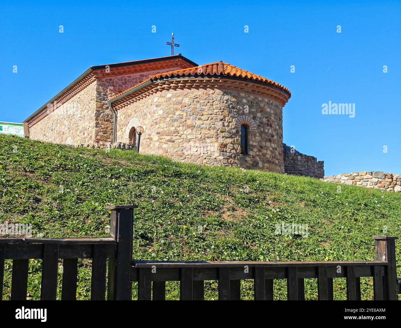 Meli Grad Autumn view of Late antique Roman fortified settlement Tsari Mali grad ...