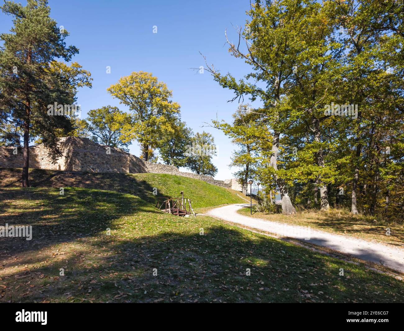 Meli Grad Autumn view of Late antique Roman fortified settlement Tsari Mali grad ...