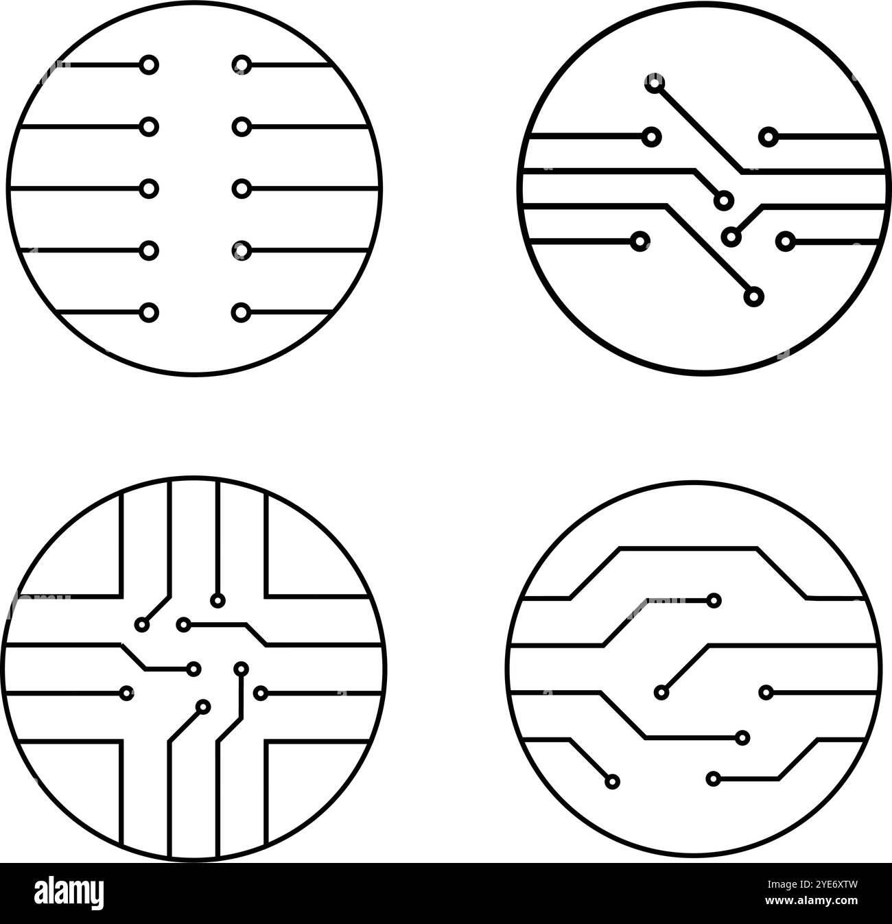 electronic circuit icon illustration design Stock Vector Image & Art ...
