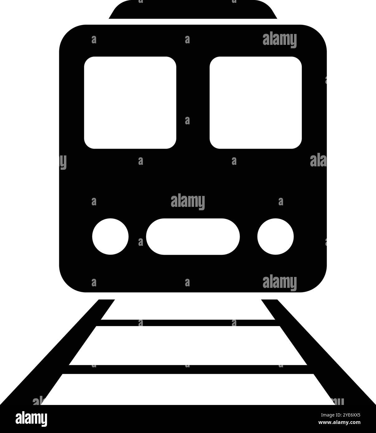 Express train icon simple Black and White Stock Photos & Images - Alamy