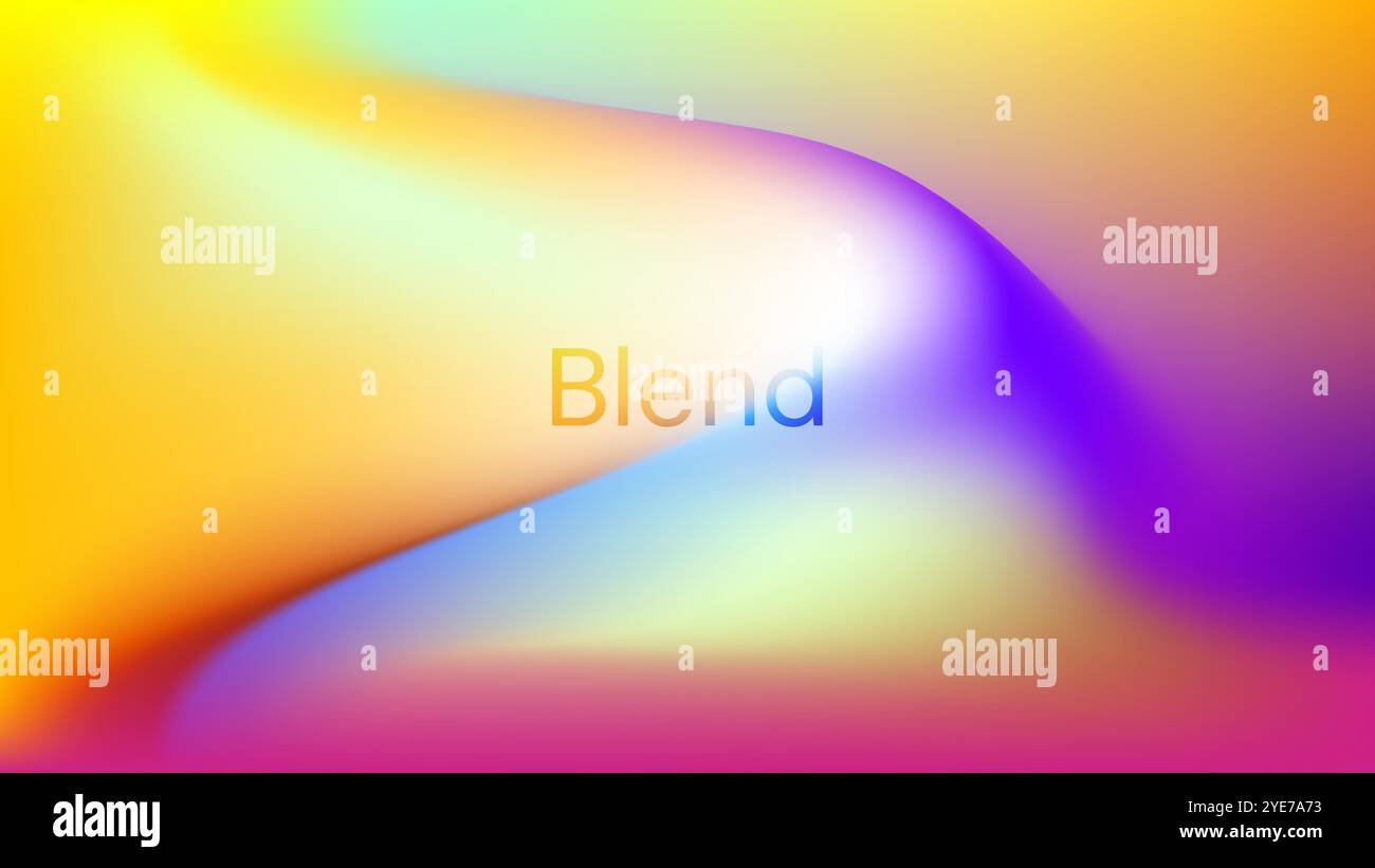 Elegant blend of vibrant colors hi-res stock photography and images - Alamy