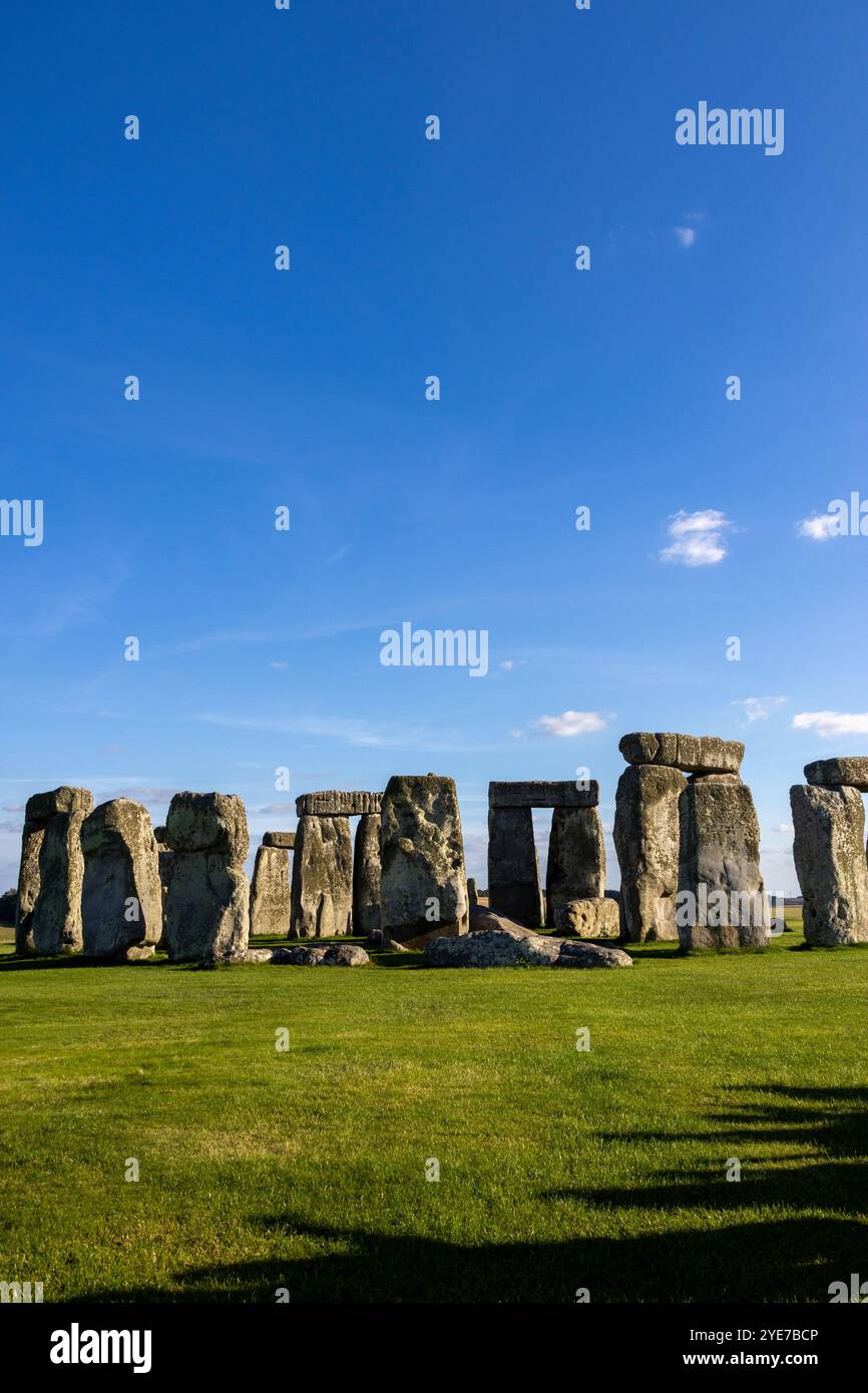 Monument of Stonehenge during a afternoon in England Stock Photo