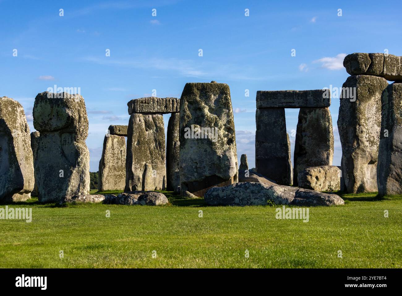 Monument of Stonehenge during a afternoon in England Stock Photo