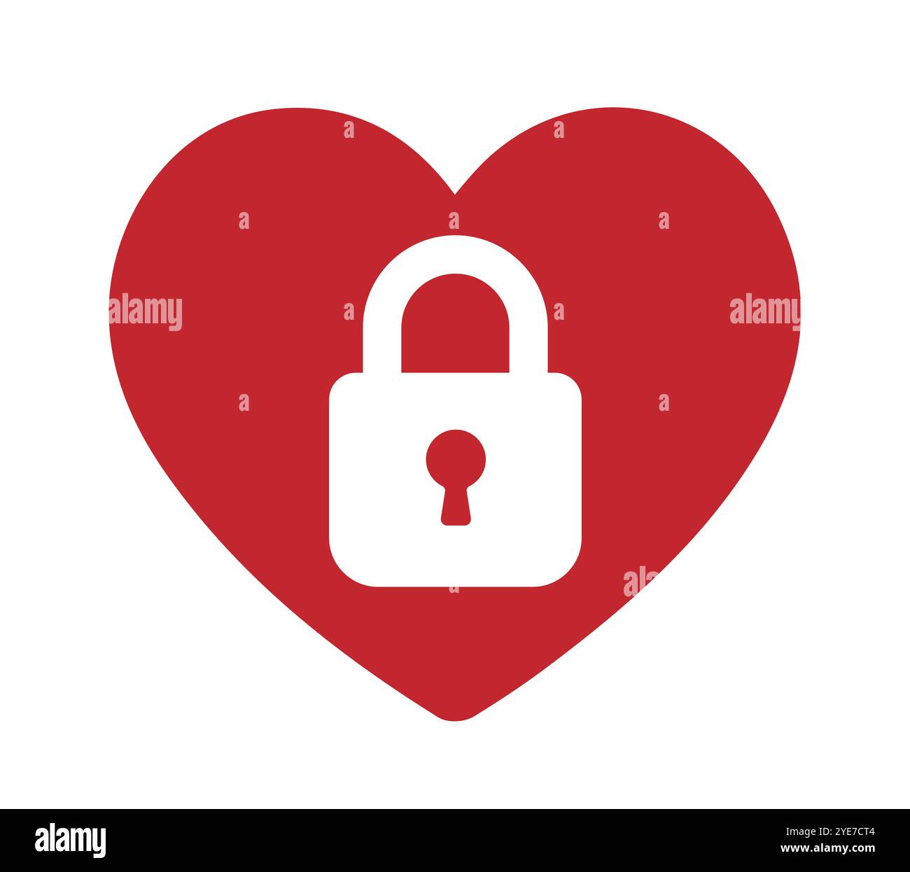 Love locked in Stock Vector Images - Alamy