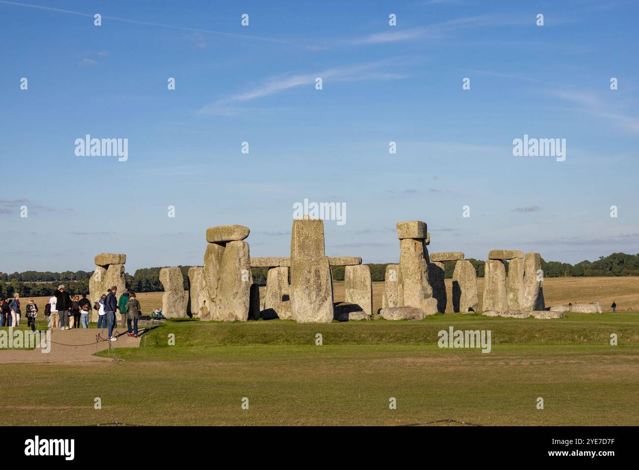 Monument of Stonehenge during a afternoon in England Stock Photo