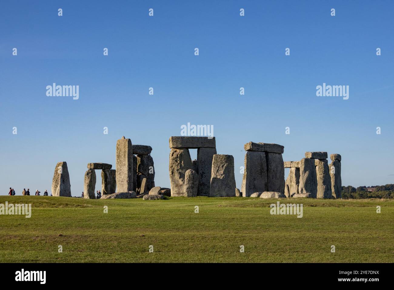 Monument of Stonehenge during a afternoon in England Stock Photo