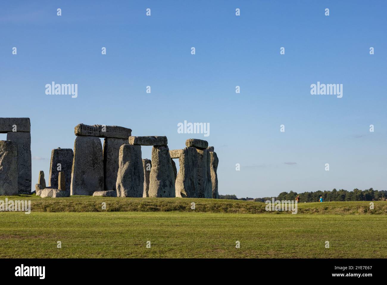 Monument of Stonehenge during a afternoon in England Stock Photo