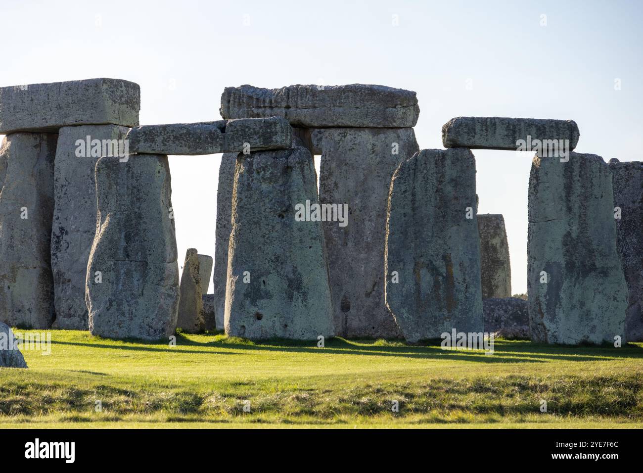 Monument of Stonehenge during a afternoon in England Stock Photo