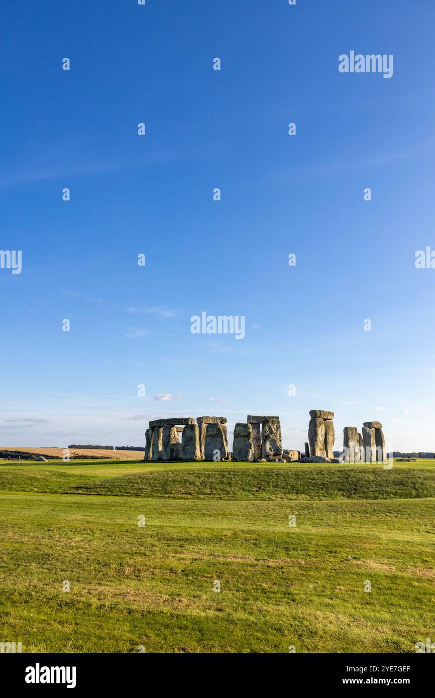 Monument of Stonehenge during a afternoon in England Stock Photo