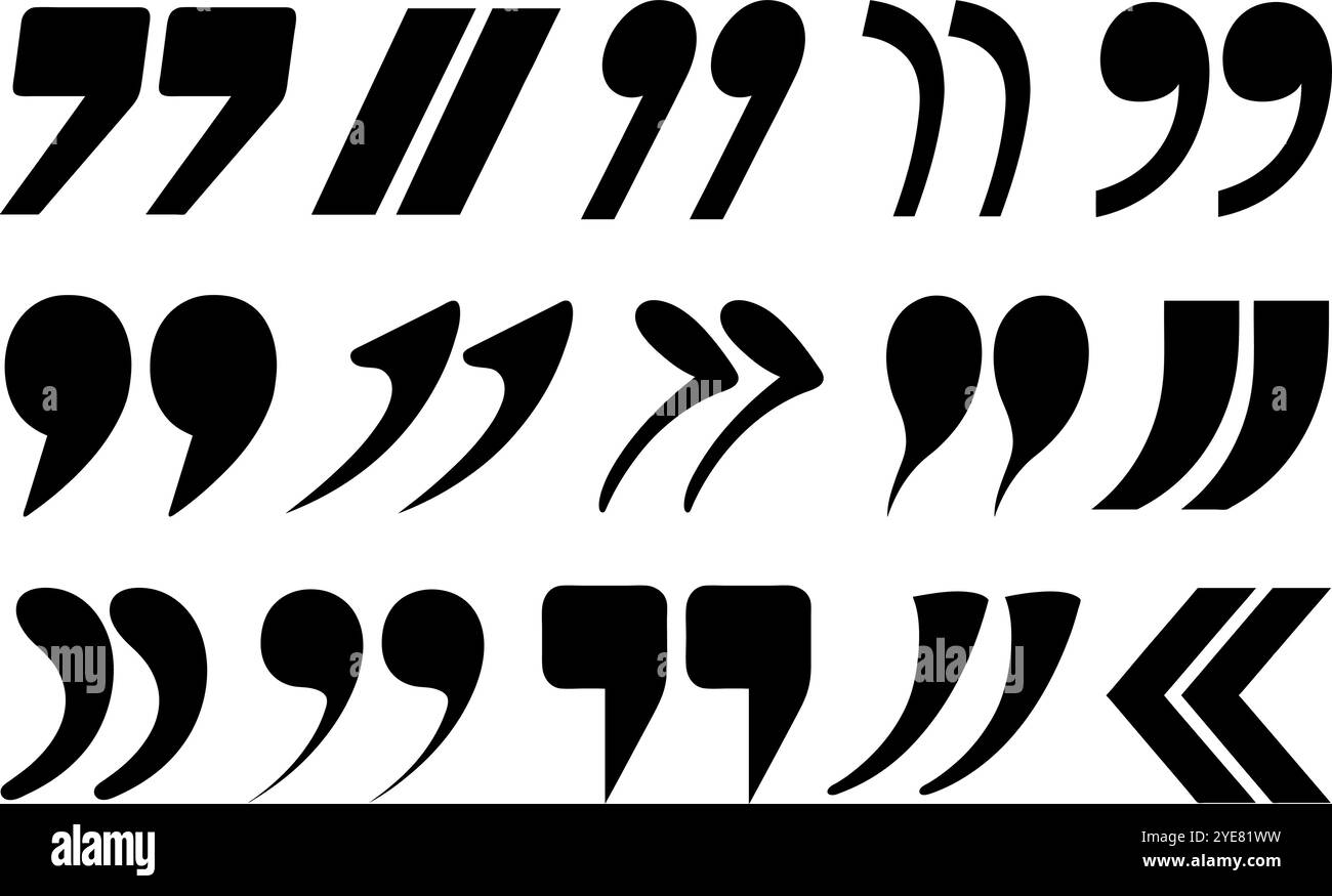 Quotation symbols hi-res stock photography and images - Alamy