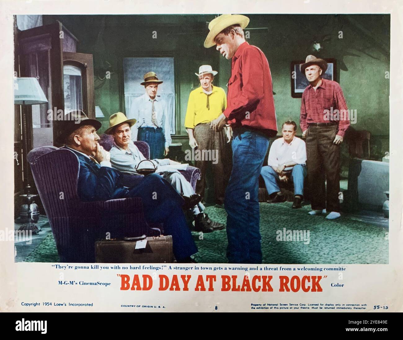 SPENCER TRACY ROBERT RYAN RUSSELL COLLINS WALTER BRENNAN LEE MARVIN