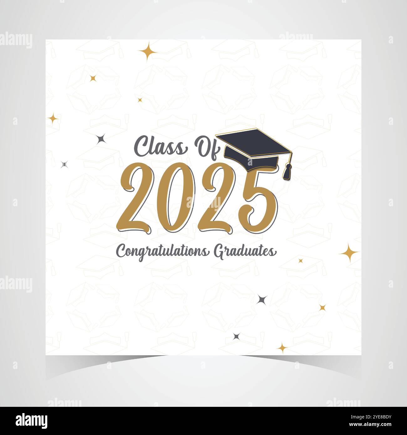 2025 Graduation Stock Vector Images Alamy Class Of 2025 Congratulations Graduates Academic Diploma Graduation Ceremony Senior Class Of 2025 Banner Party High School Or College Graduate 2YE8BDY