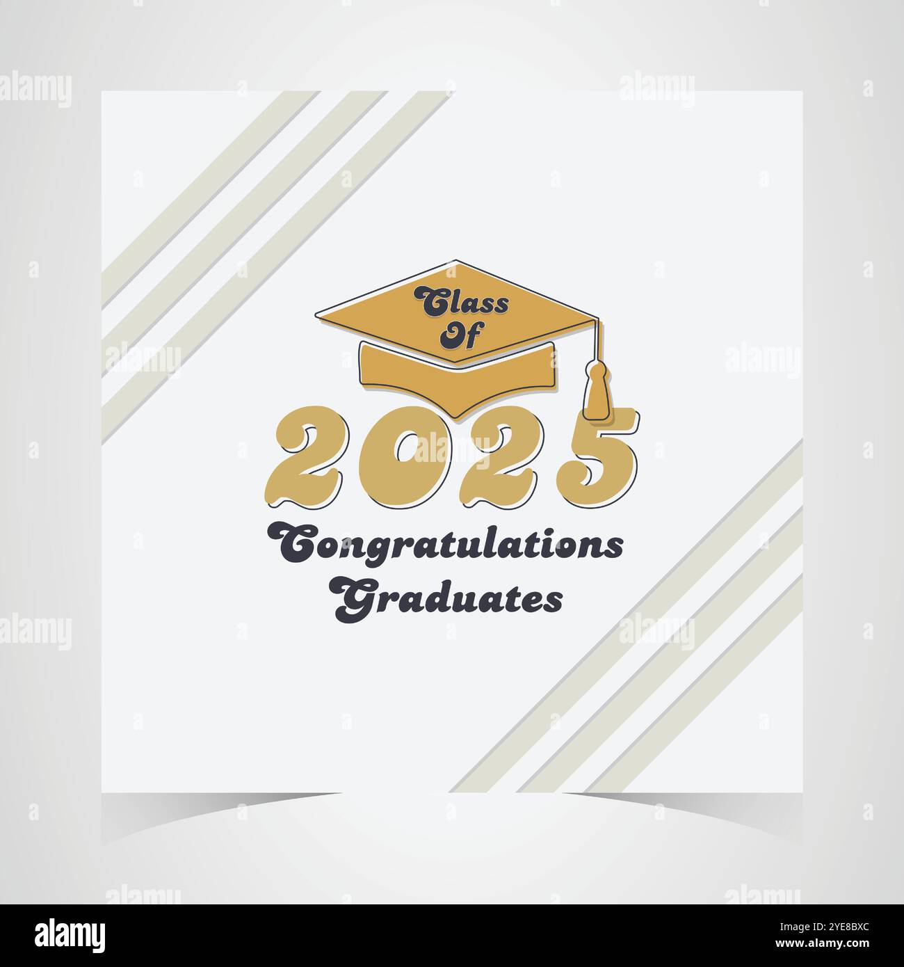 Class of 2025 Congratulations Graduates. Academic Diploma Graduation
