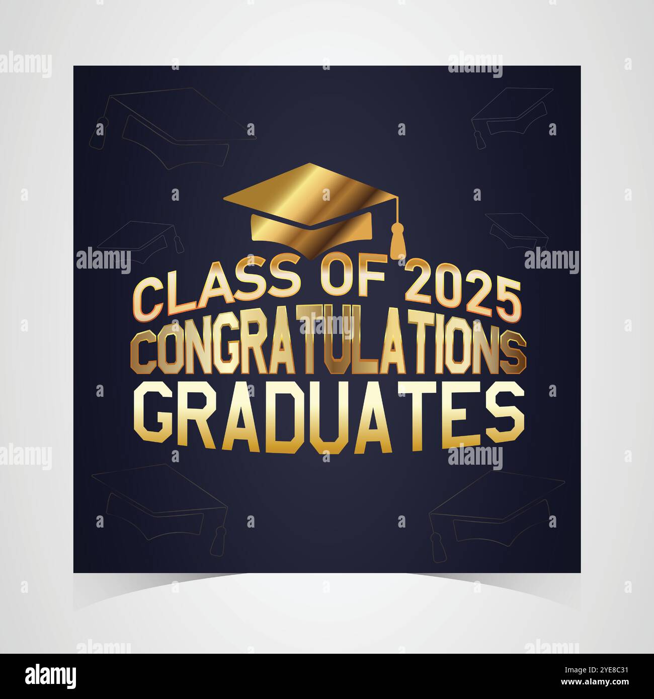 Class Of 2025 Congratulations Graduates Academic Diploma Graduation Class Of 2025 Congratulations Graduates Academic Diploma Graduation Ceremony Senior Class Of 2025 Banner Party High School Or College Graduate 2YE8C31