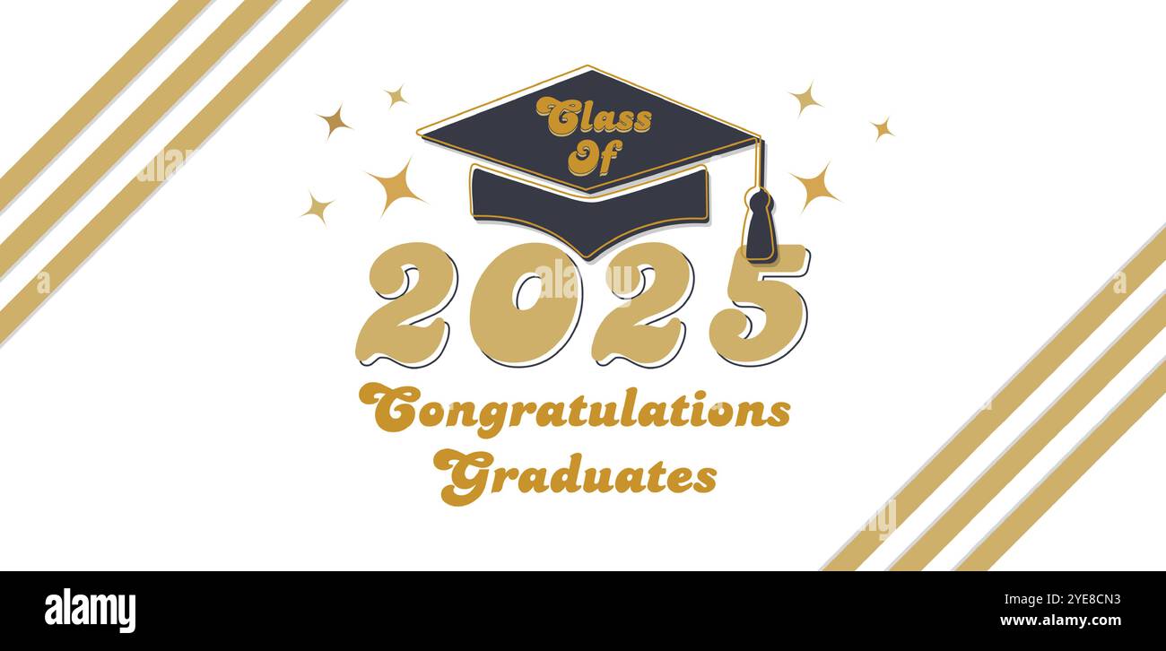 Class of 2025 Congratulations Graduates. Academic Diploma Graduation ...