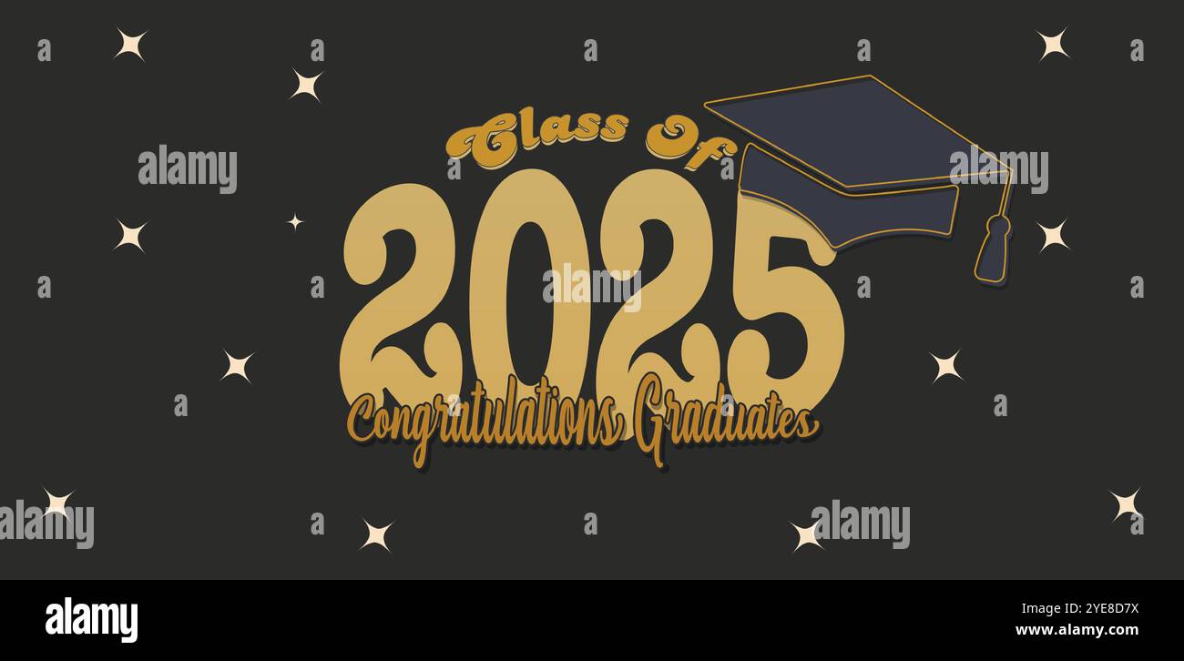 Class of 2025 Congratulations Graduates. Academic Diploma Graduation ...